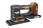 Виброшлифмашина аккумуляторная WORX WX820.9, 20В, без АКБ и ЗУ