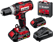 Дрель-шуруповерт аккумуляторная ЗУБР Мастер. ДШЛ-145-22