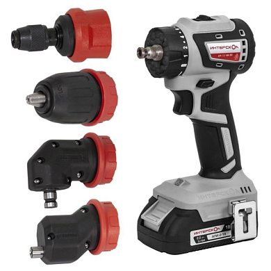 Бесщеточная аккумуляторная дрель-шуруповерт ИНТЕРСКОЛ Комби ДА-13/18В 50