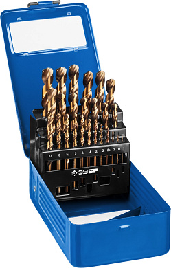 Набор сверл по металлу ЗУБР КОБАЛЬТ 25шт(1-13мм)