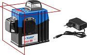 Нивелир лазерный ЗУБР КРЕСТ 2D 2х360°, 20м/70м, точн. +/-0,3 мм/м