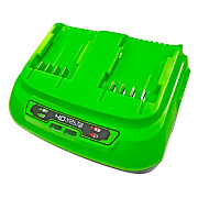 Зарядное устройство на 2 слота Greenworks G40UC8 40V 2938807