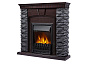 Портал Firelight Porto Classic камень черный, шпон венге