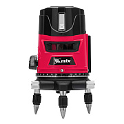 Лазерный уровень CRL-30R, 30 м, красный луч, батарейки, резьба 5/8"// MTX