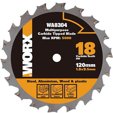 Пильный диск универсальный WORX WA8304
