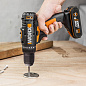 Дрель-шуруповерт аккумуляторная WORX WX101.2, 20В, 2.0Ач x1, ЗУ 2А, кейс