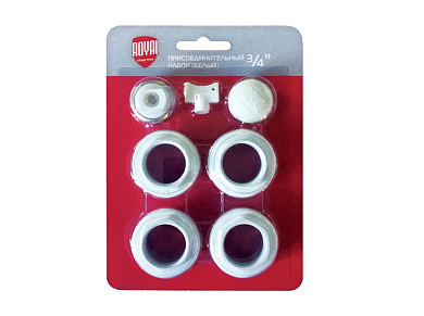 Комплект монтажный Royal Thermo 1”х 3/4" белый