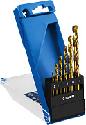 Набор сверл по металлу ЗУБР ТИТАН, 6 шт, (2-8 мм), сталь Р6М5, класс А, титановое покрытие