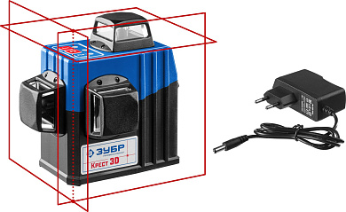 Нивелир лазерный ЗУБР КРЕСТ 3D