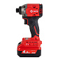 Винтоверт аккумуляторный ударный бесщеточный KEN BL6720D-40C (2х4.0Ач, 230Нм, З/У, сумка)