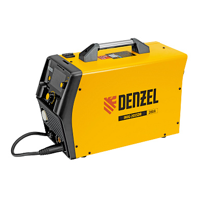 Аппарат инвертор. полуавтомат. cварки IMIG-205SDR, 200 А, ПВ 60%, катушка 5 кг// Denzel