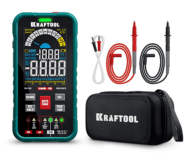 Смарт-мультиметр цифровой KRAFTOOL KMS-15