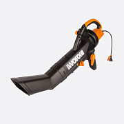 Воздуходув-Садовый Пылесос WORX WG505E, 3000Вт, 335 км/ч, 10м3/мин