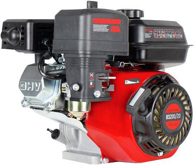 Двигатель VERTON GARDEN BS-168F/20D (196 см3,4.8кВт/6.5л.с,Ø вала 20мм)