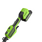 Триммер аккумуляторный Greenworks GD24LT331, 24V, 33 см, бесщеточный, с 1хАКБ 4Ач и ЗУ (2113407UB)