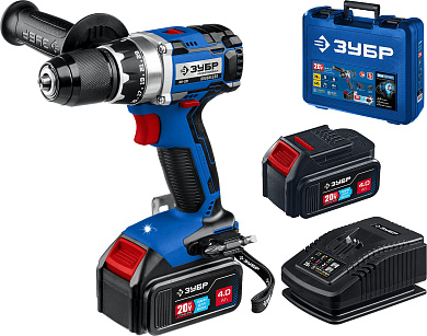 Дрель-шуруповерт аккумуляторная ЗУБР Профессионал DB-201-42