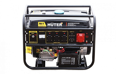 Генератор бензиновый HUTER DY8000LX-3