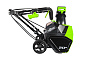 Снегоуборщик аккумуляторный Greenworks GD40ST, 40V, 51 см, бесщеточный, без АКБ и ЗУ