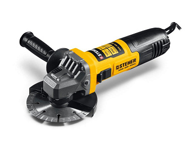 Угловая шлифмашина STEHER d 125 мм, 1000 Вт AGS-125-1000