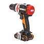 Дрель-шуруповерт ударная аккумуляторная WORX WX354, 20В, 60 Нм, бесщеточная, 2,0 Ач x2, кейс