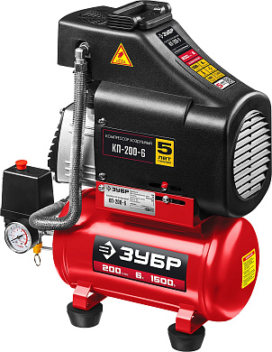 Компрессор воздушный КП-200-6 ЗУБР серия «МАСТЕР»