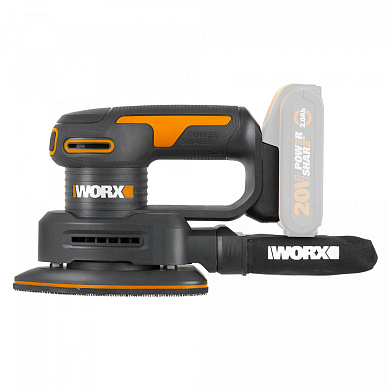 Аккумуляторная дельто-шлифовальная машина WORX WX822.9 20В, без АКБ и ЗУ