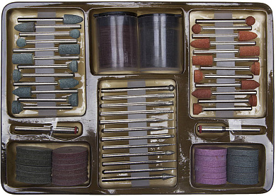 Набор мини-насадки для гравировальных машин STAYER 134 предм.