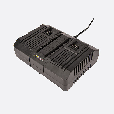 Двойное зарядное устройство WORX WA3883 20В 2*2A