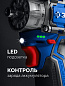 Дрель-шуруповерт + мини УШМ + LED фонарь, BRUSHLESS, 12 В, 45 Н·м, 2 АКБ тип Т7 (4 и 2 А·ч) ЗУБР 