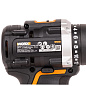 Дрель-шуруповерт аккумуляторная WORX WX102, 20В, 60Нм, бесщеточная, 2Ач х2, ЗУ, кейс