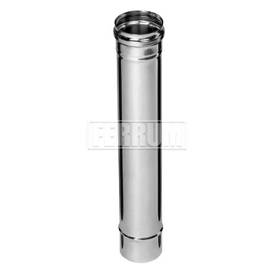 Дымоход 0,5м (430/0,5 мм) D 150 Ferrum