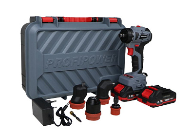 Аккумуляторный бесщеточный шуруповерт Комби PROFIPOWER MKBL-18BM 