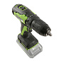 Дрель-шуруповерт акк. Greenworks GD24DD35, 24V, б/щет, 29/35Нм,2x2Ач,ЗУ,кор (3704007CUC)