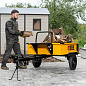 Прицеп для мотоблока TT-500 оцинк., груз. 500 кг, рег. сцепка, колеса 4.00-10 Denzel
