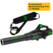 Воздуходув аккумуляторный Greenworks Арт. 2407007UB, 82V, бесщеточный, с 1хАКБ 5 Ач и ЗУ