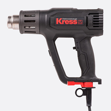 Фен технический KRESS KU041, 2000Вт с цифровым дисплеем, коробка.
