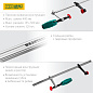 Универсальная струбцина KRAFTOOL Universal UF-400/8
