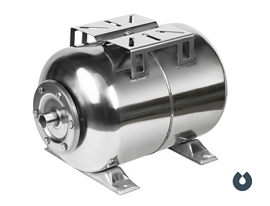 Гидроаккумулятор UNIPUMP 24 л (нерж.) горизонтальный