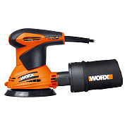 Эксцентриковая шлифовальная машина WORX WX652.1, 125мм, 300Вт