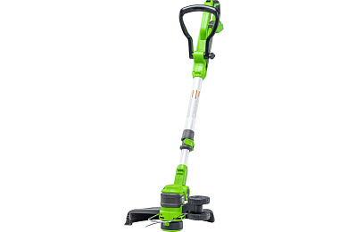 Триммер Greenworks G24LT30 24V (30 см) аккумуляторный c 4 Ач АКБ и ЗУ, арт. 2110407UB
