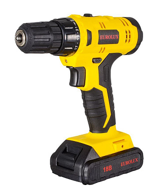 Дрель-шуруповерт аккумуляторная ДА-18/2Li Eurolux