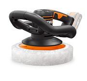 Полировальная машина аккумуляторная WORX WX856.9, 20В, 254мм, без АКБ и ЗУ, коробка