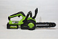 Цепная пила аккумуляторная Greenworks G24CS25K2, 24V, 25см, c 1хАКБ 2Ач и ЗУ (2007707UA)