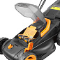 Газонокосилка аккумуляторная WORX WG779E,40В, 34 см, 2*2,5 Ач, двойное ЗУ 2x2A