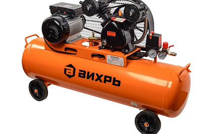 Компрессор ременной ВИХРЬ КМП-400/100P