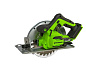 Дисковая пила акк. Greenworks GD24CS, 24V,б/щет,185х20мм, 4500 об/мин, рез 63мм, без АКБ и ЗУ