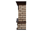 Портал Forte Wood 25 камень коричневый, шпон темный дуб
