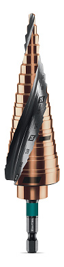 Сверло ступенчатое KRAFTOOL COBALT 4-32мм, 15 ступеней