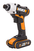 Винтоверт аккумуляторный WORX WX290.1, 20В, 2Ач x1, кейс