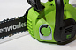 Цепная пила аккумуляторная Greenworks G24CS25K4, 24V, 25см, c 1хАКБ 4Ач и ЗУ (2007707UB)
